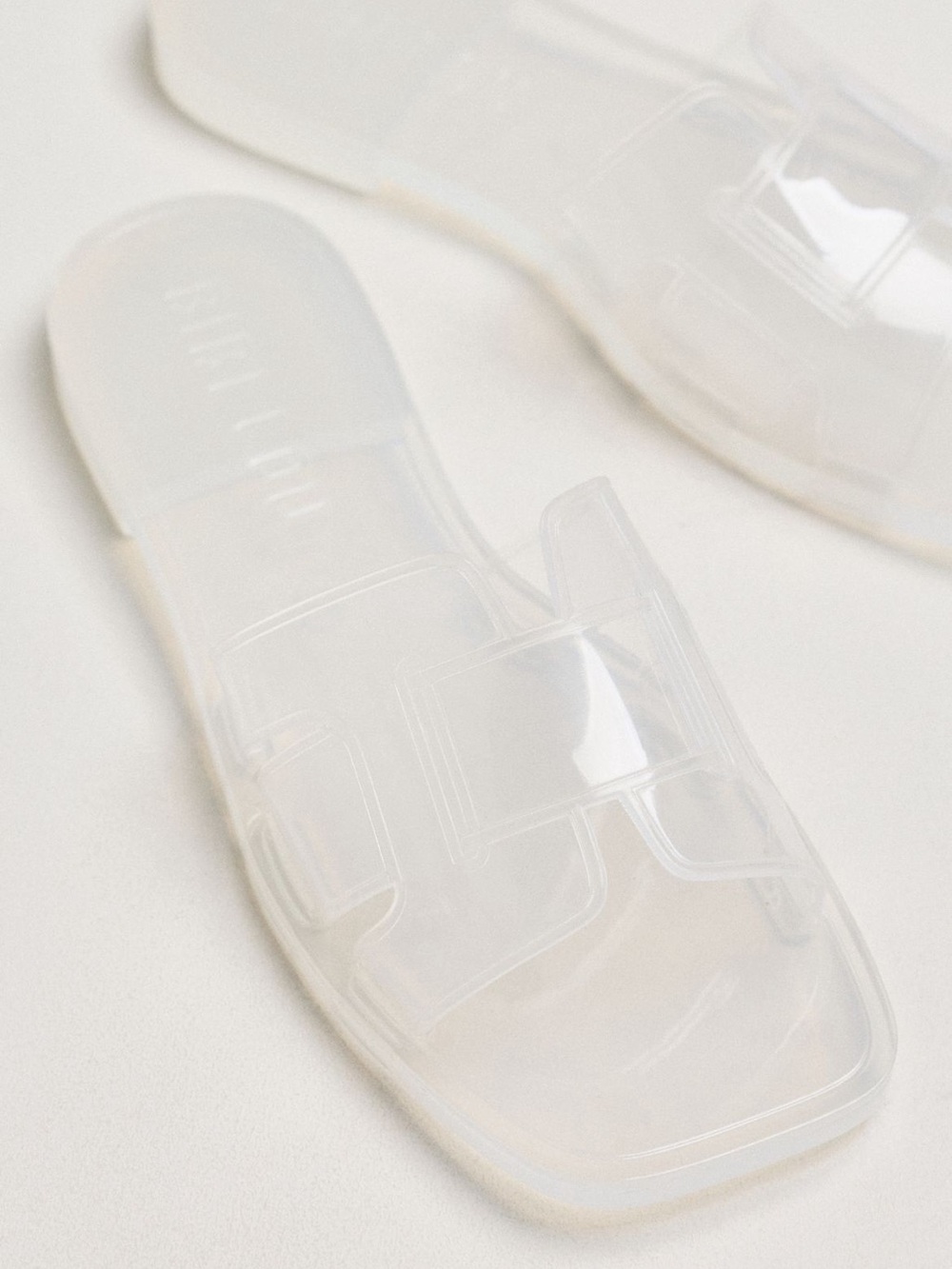 Bili Lou Holly Jelly Slides - Clear Sandals